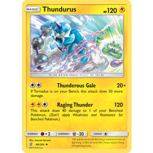 Thundurus 68/236 Pokemon TCG Sun & Moon Unified Minds