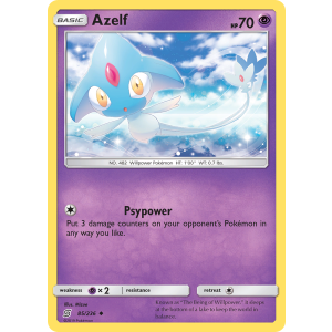 Azelf 85/236 Pokemon TCG Sun & Moon Unified Minds