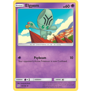 Elgyem 90/236 Pokemon TCG Sun & Moon Unified Minds