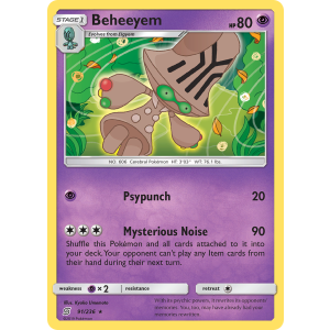 Beheeyem 91/236 Pokemon TCG Sun & Moon Unified Minds