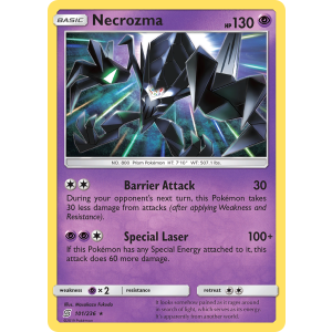 Necrozma 101/236 Pokemon TCG Sun & Moon Unified Minds