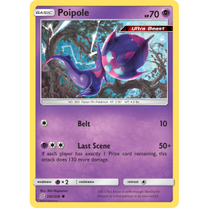 Poipole 102/236 Pokemon TCG Sun & Moon Unified Minds