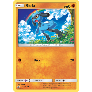 Riolu 115/236 Pokemon TCG Sun & Moon Unified Minds