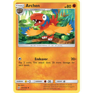 Archen 120/236 Pokemon TCG Sun & Moon Unified Minds