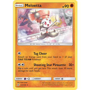 Meloetta 123/236 Pokemon TCG Sun & Moon Unified Minds