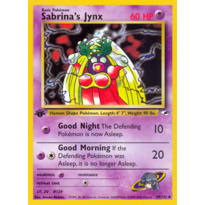 Sabrina's Jynx 59/132 Pokemon TCG Gym Gym Heroes