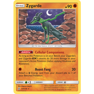 Zygarde 124/236 Pokemon TCG Sun & Moon Unified Minds