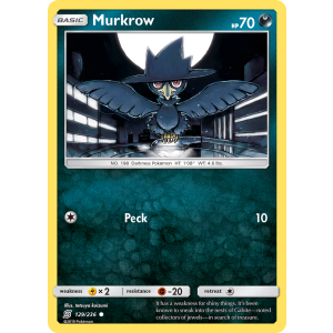 Murkrow 129/236 Pokemon TCG Sun & Moon Unified Minds