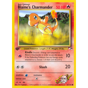 Blaine's Charmander 61/132 Pokemon TCG Gym Gym Heroes