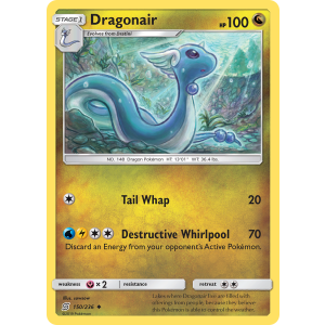 Dragonair 150/236 Pokemon TCG Sun & Moon Unified Minds