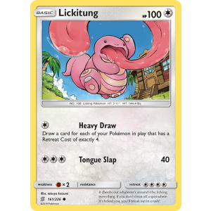 Lickitung 161/236 Pokemon TCG Sun & Moon Unified Minds