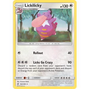 Lickilicky 162/236 Pokemon TCG Sun & Moon Unified Minds