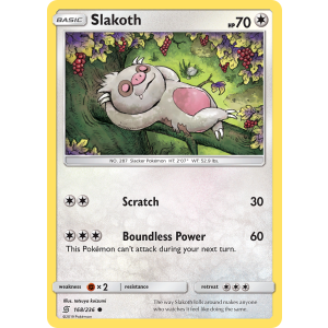 Slakoth 168/236 Pokemon TCG Sun & Moon Unified Minds