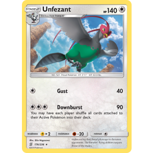 Unfezant 176/236 Pokemon TCG Sun & Moon Unified Minds