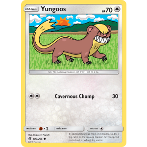 Yungoos 180/236 Pokemon TCG Sun & Moon Unified Minds