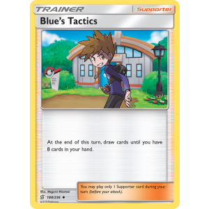 Blue's Tactics 188/236 Pokemon TCG Sun & Moon Unified Minds