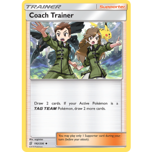 Coach Trainer 192/236 Pokemon TCG Sun & Moon Unified Minds