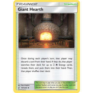 Giant Hearth 197/236 Pokemon TCG Sun & Moon Unified Minds