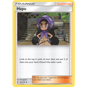 Hapu 200/236 Pokemon TCG Sun & Moon Unified Minds