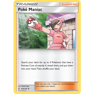 Poké Maniac 204/236 Pokemon TCG Sun & Moon Unified Minds