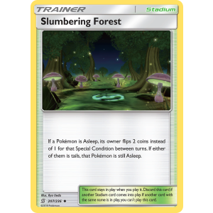 Slumbering Forest 207/236 Pokemon TCG Sun & Moon Unified Minds