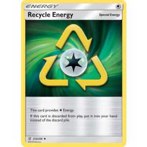 Recycle Energy 212/236 Pokemon TCG Sun & Moon Unified Minds