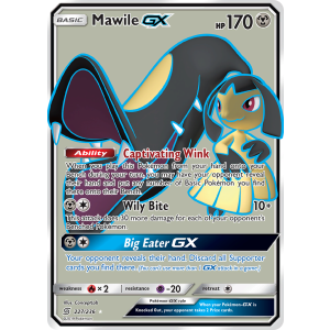 Rare Ultra Mawile-GX 227/236 Pokemon TCG Sun & Moon Unified Minds