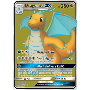 Rare Ultra Dragonite-GX 229/236 Pokemon TCG Sun & Moon Unified Minds