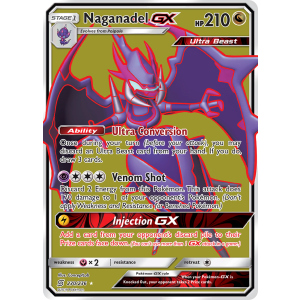 Rare Ultra Naganadel-GX 230/236 Pokemon TCG Sun & Moon Unified Minds