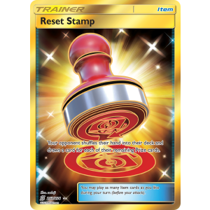 Rare Secret Reset Stamp 253/236 Pokemon TCG Sun & Moon Unified Minds