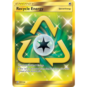 Rare Secret Recycle Energy 257/236 Pokemon TCG Sun & Moon Unified Minds