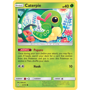 Caterpie 2/214 Pokemon TCG Sun & Moon Unbroken Bonds