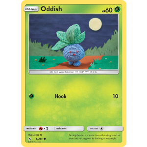 Oddish 6/214 Pokemon TCG Sun & Moon Unbroken Bonds