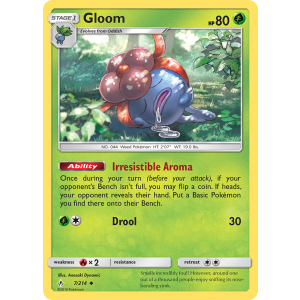 Gloom 7/214 Pokemon TCG Sun & Moon Unbroken Bonds