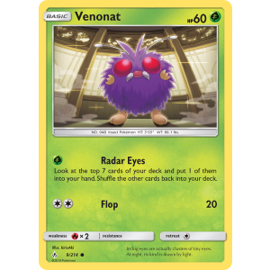 Venonat 9/214 Pokemon TCG Sun & Moon Unbroken Bonds