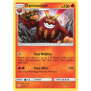 Darmanitan 24/214 Pokemon TCG Sun & Moon Unbroken Bonds