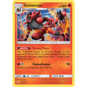 Incineroar 29/214 Pokemon TCG Sun & Moon Unbroken Bonds