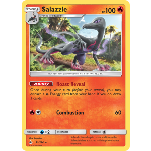 Salazzle 31/214 Pokemon TCG Sun & Moon Unbroken Bonds