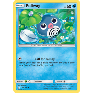 Poliwag 37/214 Pokemon TCG Sun & Moon Unbroken Bonds