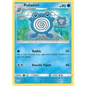 Poliwhirl 38/214 Pokemon TCG Sun & Moon Unbroken Bonds