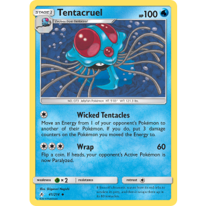 Tentacruel 41/214 Pokemon TCG Sun & Moon Unbroken Bonds