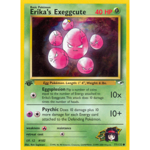 Erika's Exeggcute 77/132 Pokemon TCG Gym Gym Heroes