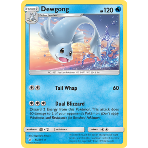 Dewgong 45/214 Pokemon TCG Sun & Moon Unbroken Bonds