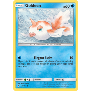 Goldeen 48/214 Pokemon TCG Sun & Moon Unbroken Bonds