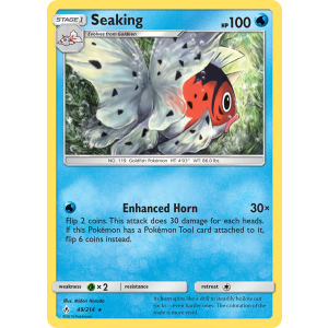 Seaking 49/214 Pokemon TCG Sun & Moon Unbroken Bonds