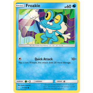 Froakie 51/214 Pokemon TCG Sun & Moon Unbroken Bonds