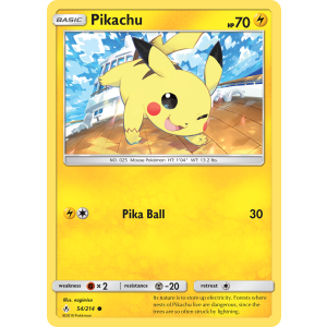 Pikachu 54/214 Pokemon TCG Sun & Moon Unbroken Bonds