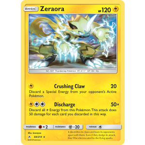 Zeraora 60/214 Pokemon TCG Sun & Moon Unbroken Bonds