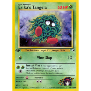 Erika's Tangela 79/132 Pokemon TCG Gym Gym Heroes