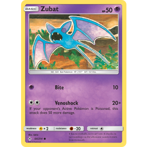 Zubat 64/214 Pokemon TCG Sun & Moon Unbroken Bonds